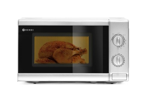 Kuchenka mikrofalowa z funkcją grilla, HENDI, 20L, 230V/1050W, 435x360x(H)251mm