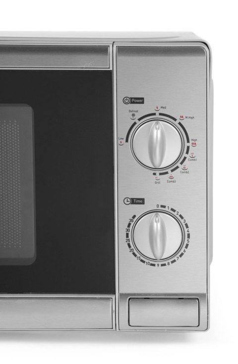 Kuchenka mikrofalowa z funkcją grilla, HENDI, 20L, 230V/1050W, 435x360x(H)251mm