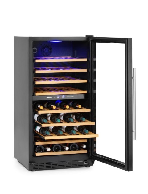 Lodówka do wina 2-strefowa, 72 butelki, Arktic, 232L, 230V/110W, 595x675x(H)1215mm