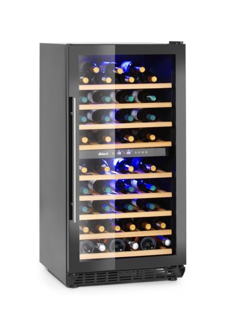 Lodówka do wina 2-strefowa, 72 butelki, Arktic, 232L, 230V/110W, 595x675x(H)1215mm