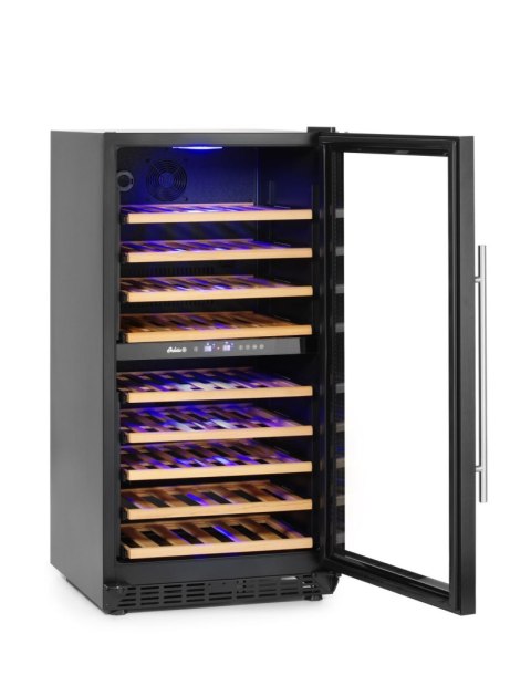 Lodówka do wina 2-strefowa, 72 butelki, Arktic, 232L, 230V/110W, 595x675x(H)1215mm