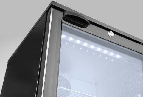 Lodówka barowa 1-drzwiowa, Arktic, 86L, czarny, 230V/120W, 500x530x(H)865mm