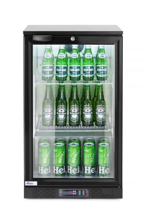 Lodówka barowa 1-drzwiowa, Arktic, 86L, czarny, 230V/120W, 500x530x(H)865mm