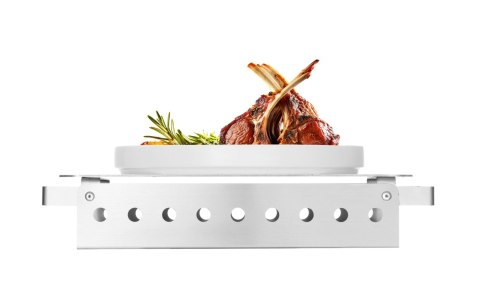 Podgrzewacz stołowy na 2 świeczki, HENDI, 330x180x(H)65mm