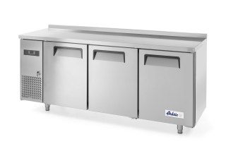 Stół chłodniczy 3-drzwiowy z agregatem bocznym, Arktic, Kitchen Line, 291L, 230V/270W, 600x1800x(H)840mm