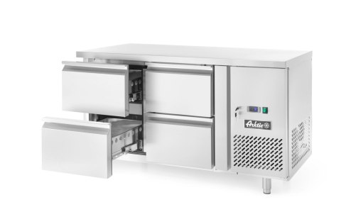 Stół chłodniczy z 4 szufladami i agregatem bocznym
