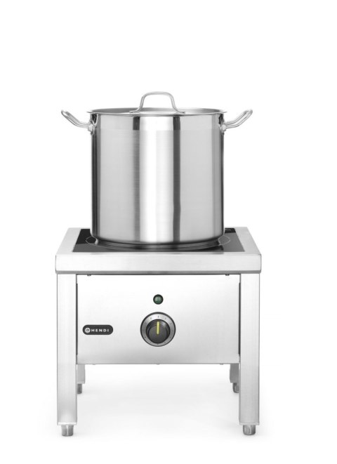 Taboret indukcyjny o dużej mocy, HENDI, 400V/5000W, 400x400x(H)380mm