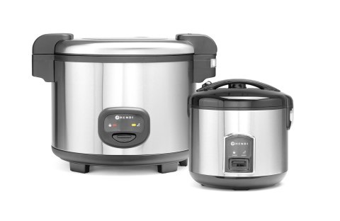 Urządzenie do gotowania ryżu i kaszy z funkcją gotowania na parze, 1,8 l, HENDI, Profi Line, 1,8L, 230V/700W, ⌀x(H)260mm