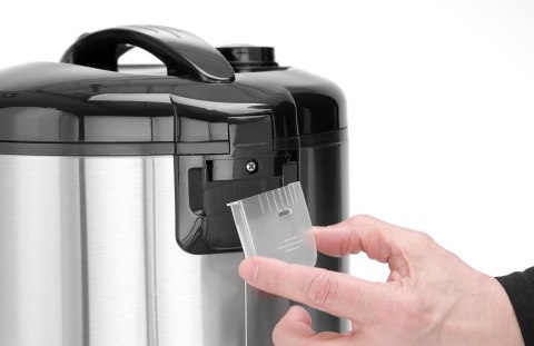 Urządzenie do gotowania ryżu i kaszy z funkcją gotowania na parze, 1,8 l, HENDI, Profi Line, 1,8L, 230V/700W, ⌀x(H)260mm