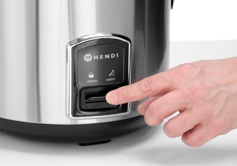 Urządzenie do gotowania ryżu i kaszy z funkcją gotowania na parze, 1,8 l, HENDI, Profi Line, 1,8L, 230V/700W, ⌀x(H)260mm