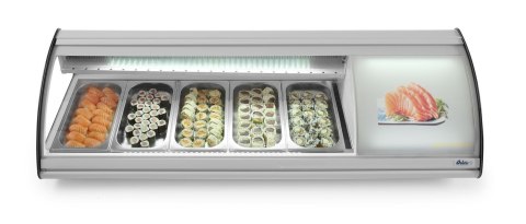 Witryna chłodnicza 5x GN 1/3, Arktic, 230V/160W, 445x1307x(H)327mm