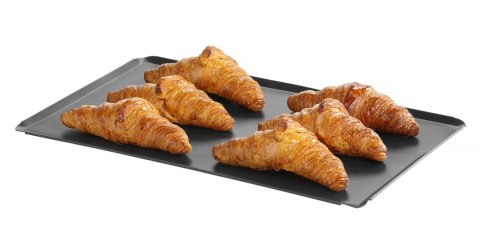 Blacha wypiekowa z powłoką nieprzywierającą CONVECTOMAT BAKE, HENDI, GN 1/1, czarny, 530x325x(H)10mm