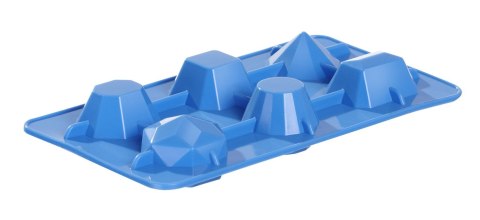 Forma do kostek lodu w kształcie kamienia szlachetnego