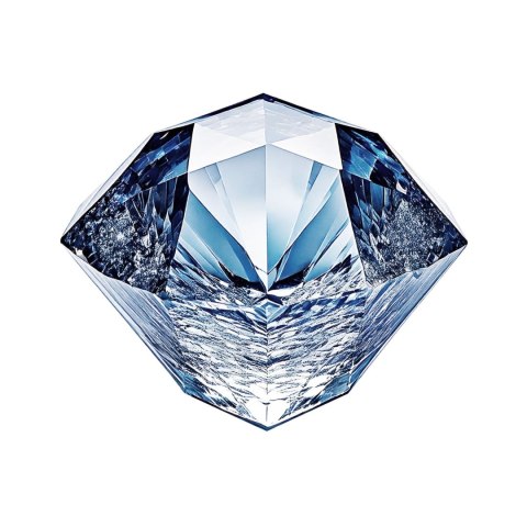 Forma do kostek lodu w kształcie kamienia szlachetnego