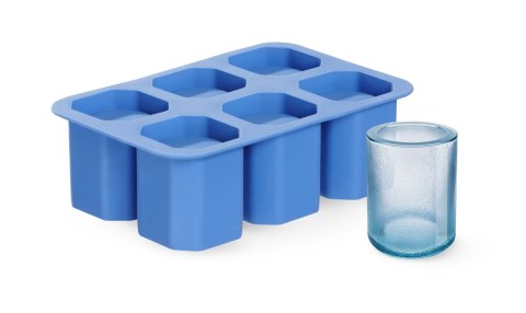Forma do kostek lodu w kształcie kieliszka