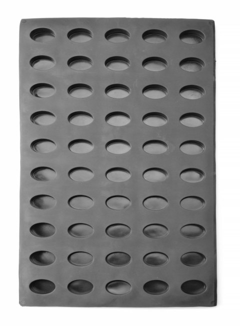 Forma silikonowa OVAL, HENDI, 570x375x(H)20mm, Owalny