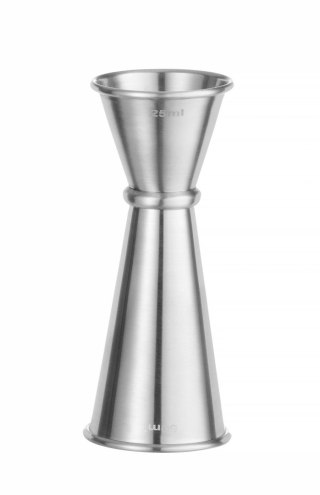 Miarka barmańska z pierścieniem, Bar up, 25ml / 50ml, śr.43x(H)110mm