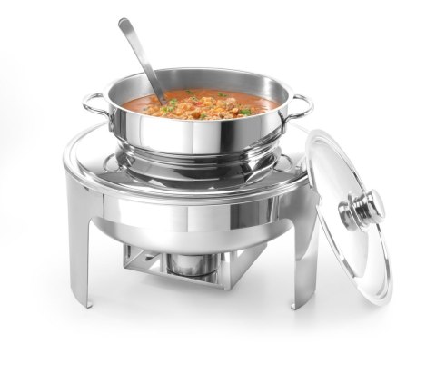 Podgrzewacz na pastę do zupy wysokopolerowany