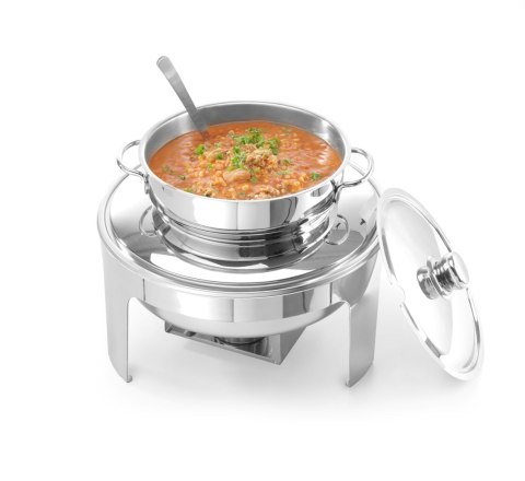 Podgrzewacz na pastę do zupy wysokopolerowany