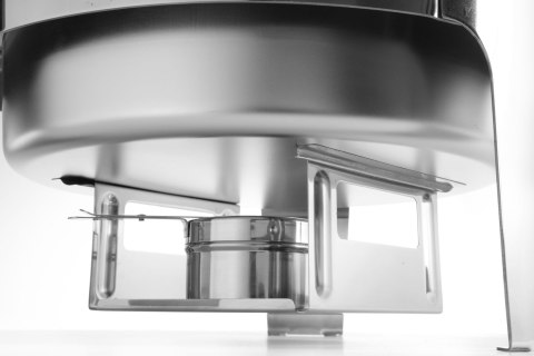 Podgrzewacz na pastę okrągły satynowany