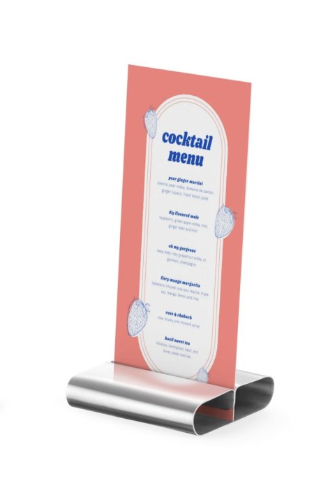 Podstawka pod kartę menu, HENDI, 6 szt., 80x77x(H)18mm