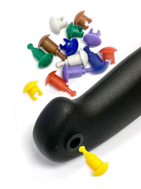 Radełko do pizzy czarne, HENDI, czarny, (L)230mm