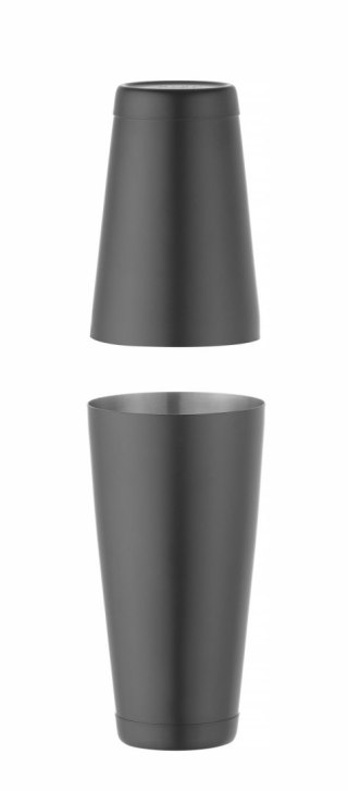 Shaker bostoński Tin-on-Tin, Bar up, 0,8L, czarny, o90mm
