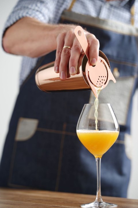 Sitko barmańskie Hawthorne, Bar up, miedziany, 160x75x(H)15mm