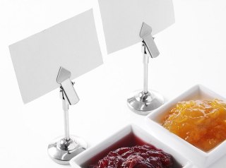 Stojak na kartę menu - 2 szt., HENDI, 2 szt., ⌀40x(H)104mm
