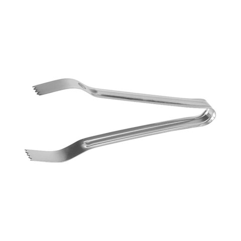 Szczypce do lodu, BarUp, srebrny, 2 szt., (L)180mm