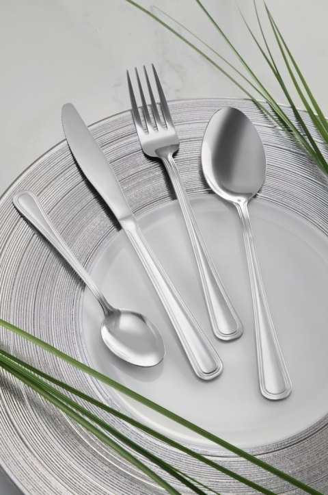 Nóż stołowy - 6 szt., HENDI, Kitchen Line, 6 szt., (L)215mm