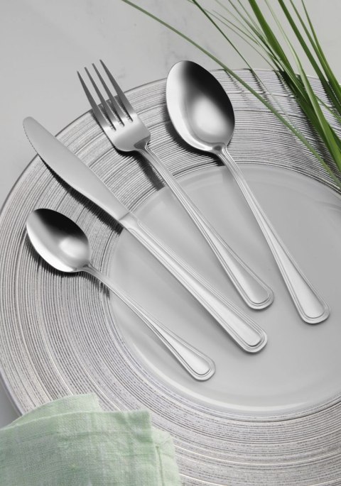 Nóż stołowy - 6 szt., HENDI, Kitchen Line, 6 szt., (L)215mm