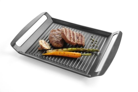 Płyta grillowa do kuchenek indukcyjnych, HENDI, 390x260x(H)35mm