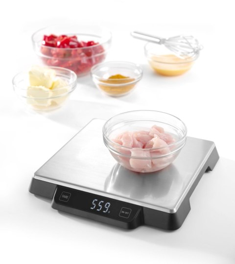 Waga kuchenna do 15 kg, HENDI, 266x269x(H)34mm