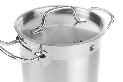 Garnek wysoki z pokrywką, HENDI, Profi Line, 3L, ⌀160x(H)150mm