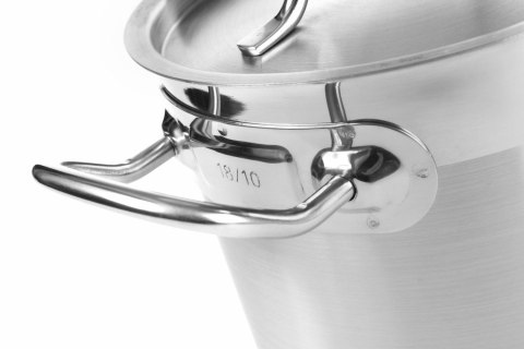 Garnek wysoki z pokrywką, HENDI, Profi Line, 3L, ⌀160x(H)150mm