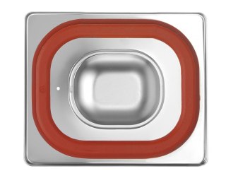 POKRYWKA DO POJEMNIKÓW GN Z USZCZELKĄ SILIKONOWĄ GN 1/6 - 176x162