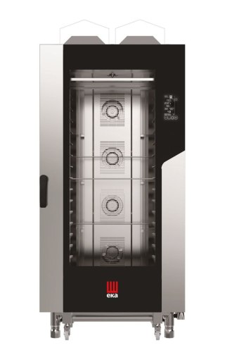 Piec konwekcyjno-parowy Millennial Black Mask Bakery, 16× 600×400 mm - sterowany elektronicznie, gazowy, Tecnoeka, 230V/1450W, 3