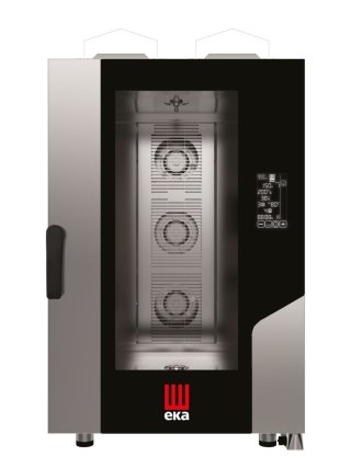 Piec konwekcyjno-parowy Millennial Black Mask Gastro, 11× GN 1/1 - sterowany elektronicznie, gazowy, Tecnoeka, 230V/700W, 17500k
