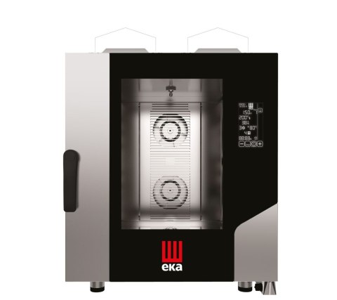 Piec konwekcyjno - parowy Millennial Black Mask GASTRO 7 x GN 1/1 gazowy z bezpośrednim natryskiem, sterowany elektronicznie