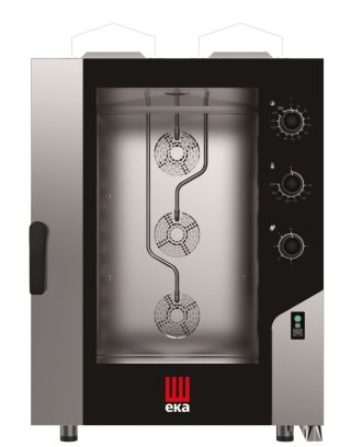 Piec konwekcyjno-parowy Millennial Smart Bakery, 10× 600×400 mm - sterowany elektromechanicznie, gazowy, Tecnoeka, 230V/700W, 18