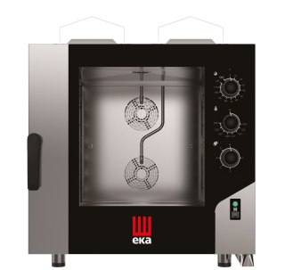 Piec konwekcyjno-parowy Millennial Smart Bakery, 6× 600×400 mm - sterowany elektromechanicznie, gazowy, Tecnoeka, 230V/500W, 13,