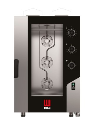 Piec konwekcyjno-parowy Millennial Smart Gastro, 11× GN 1/1 - sterowany elektromechanicznie, gazowy, Tecnoeka, 230V/700W, 17500k