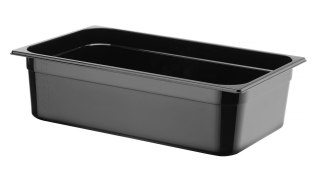 Pojemnik GN 1/1 z czarnego poliwęglanu, HENDI, Profi Line, GN 1/1, 21L, czarny, 530x325x(H)150mm