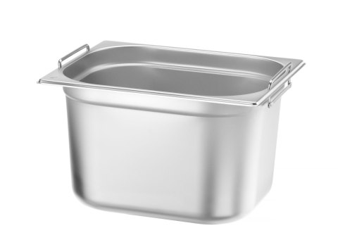 Pojemnik GN 1/2 z uchwytami, HENDI, Budget Line, GN 1/2, 12,5L, 325x265x(H)200mm
