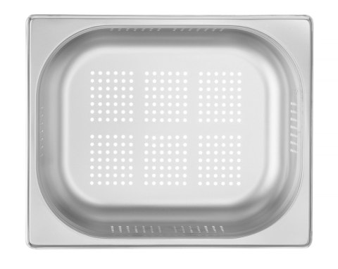 Pojemnik GN 1/2 perforowany, HENDI, Kitchen Line, GN 1/2, 6,5L, (H)100mm