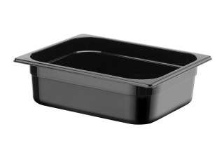 Pojemnik GN 1/2 z czarnego poliwęglanu, HENDI, Profi Line, GN 1/2, 6,5L, czarny, 325x265x(H)100mm