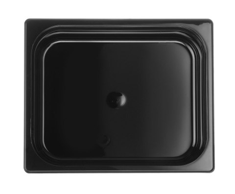 Pojemnik GN 1/2 z czarnego poliwęglanu, HENDI, Profi Line, GN 1/2, 4L, czarny, 325x265x(H)65mm