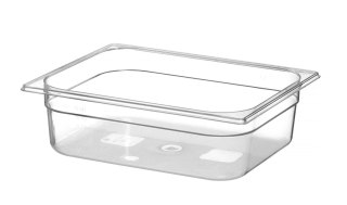 Pojemnik GN 1/2 z poliwęglanu, HENDI, Profi Line, GN 1/2, 6,5L, transparentny, 325x265x(H)100mm