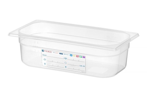 Pojemnik GN 1/3 HACCP z polipropylenu 100mm